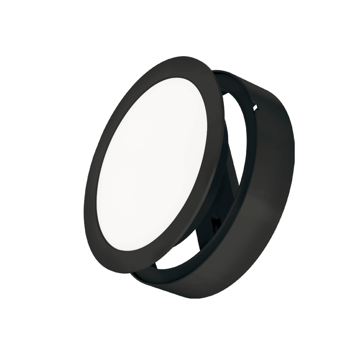 OJO DE BUEY 12 WATTS CON DOBLE FUNCION BASE NEGRA